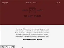 Sites similar to slnt-opp.xyz