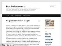 Sites similar to slodkokwasna.pl