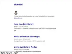 Sites similar to slonoed.net