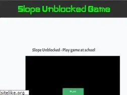 Sites similar to slopeunblock.github.io