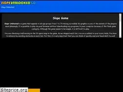 Sites similar to slopeunblockedgo.com