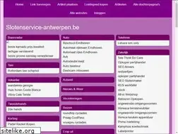 Sites similar to slotenservice-antwerpen.be