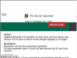 Sites similar to slovakspectator.sk