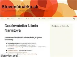 Sites similar to slovencinarka.sk