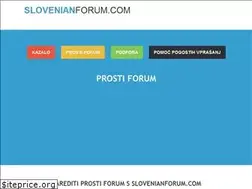 Sites similar to slovenianforum.com