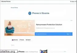 Sites similar to sloveniatelephones.com