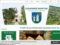 Sites similar to slovenskanovaves.sk