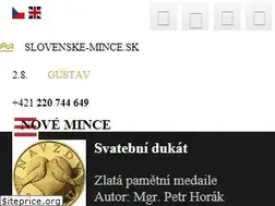 Sites similar to slovenske-mince.sk