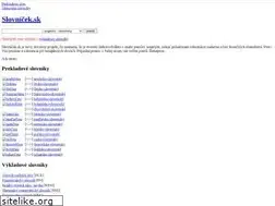 Sites similar to slovnicek.sk