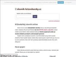 Sites similar to slovnik-krizovkarsky.cz