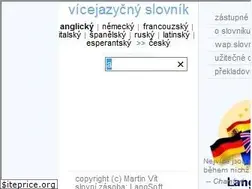 Sites similar to slovnik.cz