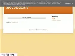 Sites similar to slovopozitiv.blogspot.com