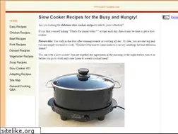 Sites similar to slow-cooker.com