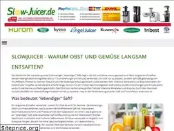 Sites similar to slow-juicer.de