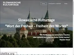 Sites similar to slowakische-kulturtage.de