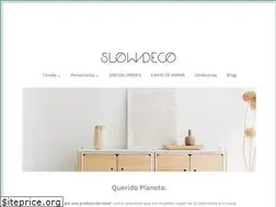 Sites similar to slowdeco.es