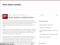 Sites similar to slowdownlondon.co.uk
