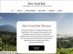 Sites similar to slowfoodbali.com