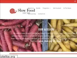Sites similar to slowfoodeastend.org