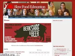 Sites similar to slowfoodedmonton.ca