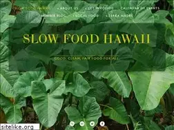 Sites similar to slowfoodhawaii.org