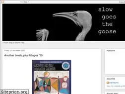 Sites similar to slowgoesthegoose.blogspot.com