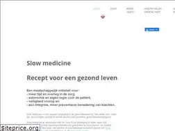 Sites similar to slowmedicine.nl