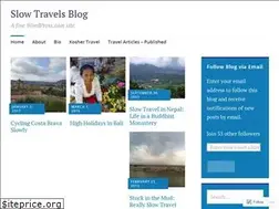 Sites similar to slowtravelsblog.wordpress.com