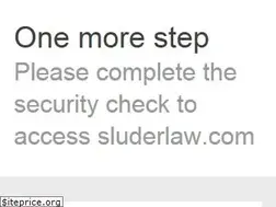 Sites similar to sluderlaw.com