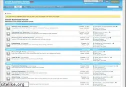 Sites similar to small-business-forum.net