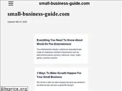 Sites similar to small-business-guide.com
