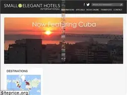 Sites similar to smallandeleganthotels.com