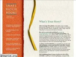 Sites similar to smallbatchbooks.com