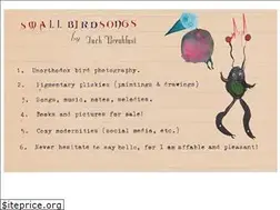 Sites similar to smallbirdsongs.com
