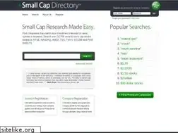 Sites similar to smallcapdirectory.com