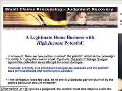 Sites similar to smallclaimsprocessing.com