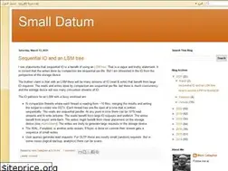 Sites similar to smalldatum.blogspot.com