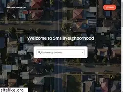 Sites similar to smallneighborhood.com