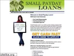 Sites similar to smallpaydayloans.com