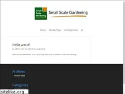 Sites similar to smallscalegardening.com