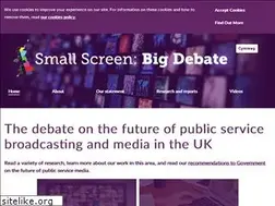 Sites similar to smallscreenbigdebate.co.uk