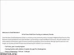 Sites similar to smallwonderscdc.org