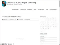 Sites similar to sman10malang.sch.id