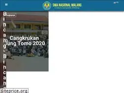 Sites similar to smanasionalmalang.sch.id