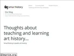 Sites similar to smarthistoryblog.org