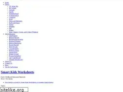Sites similar to smartkidsworksheets.com