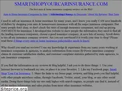 Sites similar to smartshopyourcarinsurance.com