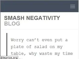 Sites similar to smashnegativity.com