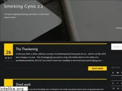 Sites similar to smirkingcynic.com