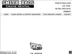Sites similar to smithbrotherscrane.com